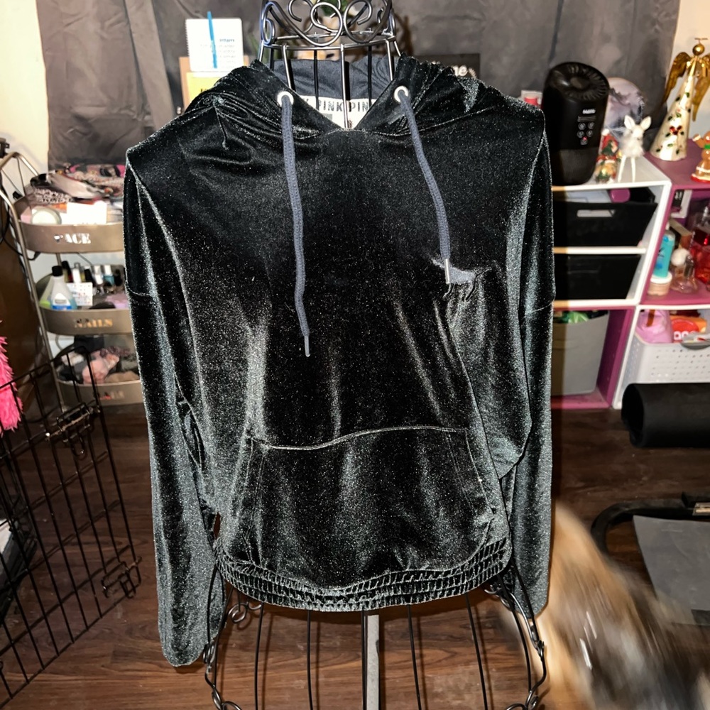 Velvet hoodie